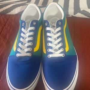 Men’s vans multicolor size 12